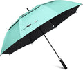 Gonex 54/62/68/72/80 Inch Extra Large Golf Umbrella, Automatic Open Travel Rain Umbrella with Windproof Water Resistant Double Canopy, Oversize Vented Umbrellas for 2-3 Men and UV Protection, Multiple Colors