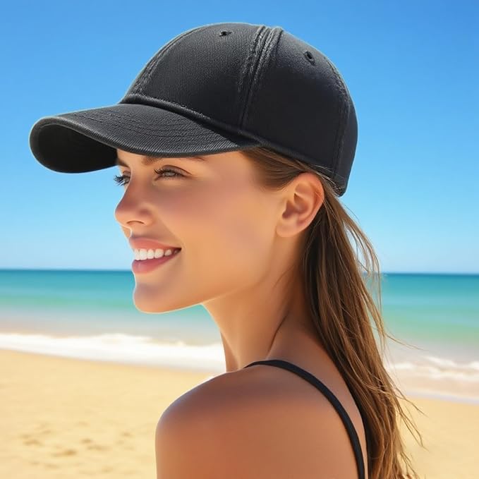 6Pack Unisex Vintage Washed Cotton Baseball Cap Soft Unconstructed Plain Blank Adjustable Size Dad Hat