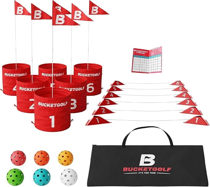 bucketgolf Game The Original Ultimate Backyard Lawn Golf Game by BucketGolf