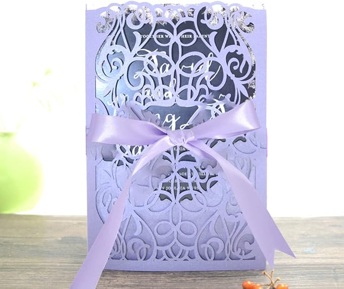 TONIFUL 1 Inch x 100yds Light Purple Satin Ribbon, Thin Solid Color Satin Ribbon - Image 8