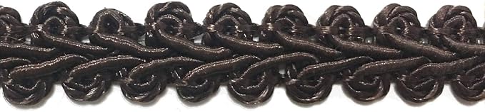 BEL AVENIR Braid Trim 1/2 inch 13.6 Yards French Gimp Basic Sewing Polyester by BELAVENIR