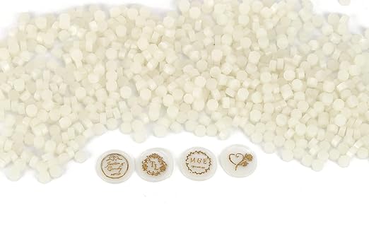 Yoption 360Pcs Cream White Sealing Wax Beads - Image 5
