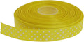 Polka Dot Grosgrain Ribbon 25 Yard Each Roll 100% Polyester by Unknown