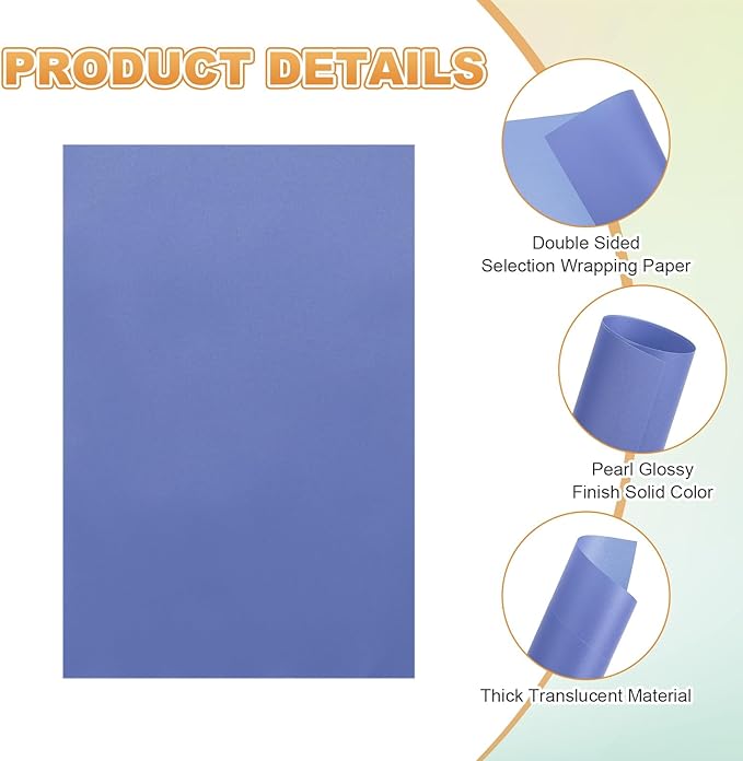 MECCANIXITY 100 Sheet Colored Vellum Paper 4" x 6", 100gsm Translucent - Image 3