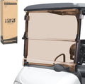 10L0L Golf Cart Folding Tinted Winshield for EZGO RXV 2008-up, Fold Down Upgrade Thickened Polycarbonate (PC) High Strength Impact Resistance