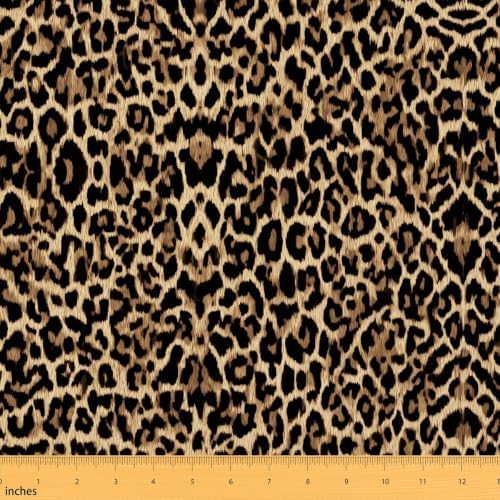 Erosebridal Leopard Print Upholstery Fabric, 2 Yards