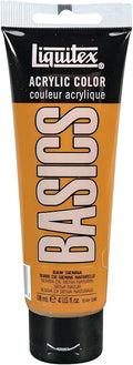 Liquitex BASICS Acrylic Paint, 118ml Tube, Raw Sienna by Liquitex