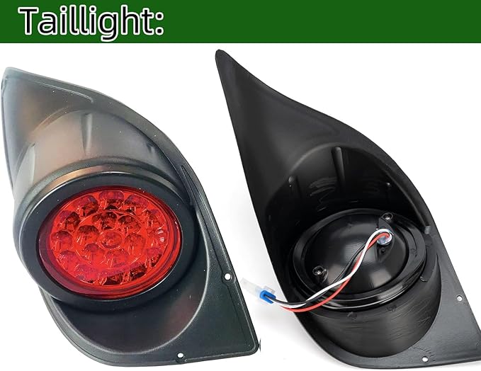 Golf Cart Light Kit Compatible with Yamaha G29 Complete Ultimate LED Light Kit with Turn Signals, Hazard Flasher, Horn and Brake Fits Yamaha G29 Drive 2007+ Electric