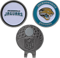 Team Golf NFL Golf Cap Clip with 2 Removable Double-Sided Enamel Magnetic Ball Markers, Attaches Easily to Hats
