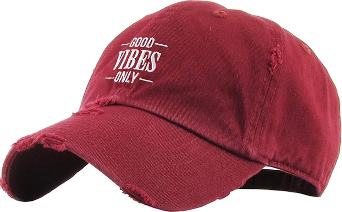 Rose Flowers Love Good Vibes Men Women Dad Hat Baseball Cap Adjustable Unisex