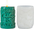 Christmas Candle Silicone Molds, 3D Candle Molds by OMDBAGD