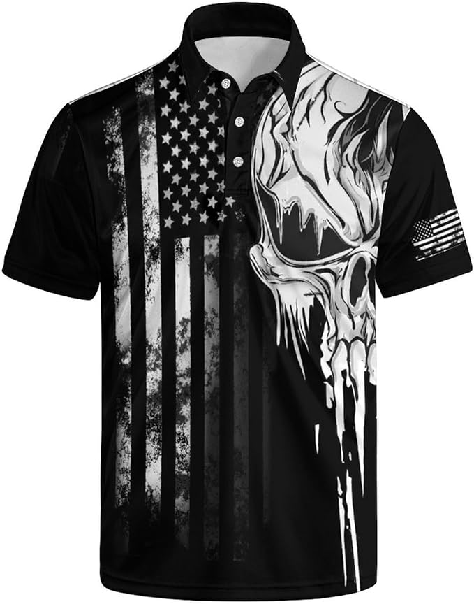 Mens Golf Shirts Golf Polo Shirts for Men Short Sleeve Polo Shirts Golf Gifts