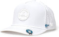BRIMZ Golf Performance Hat - Tee Holder & Magnetic Ball Marker - Breathable, Sweat & Water Resistant Golfing Snapback Hat