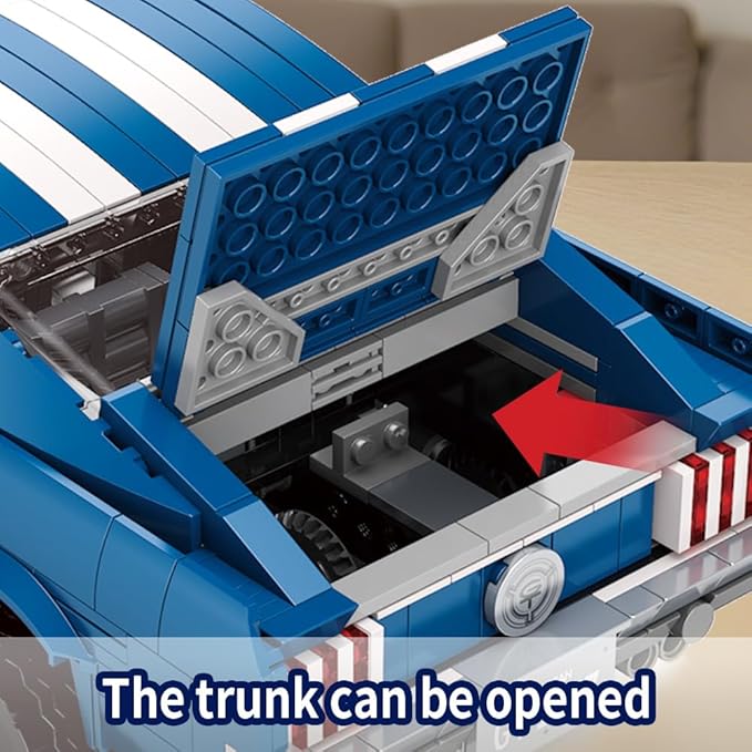Sports GTRS Car Building Blocks Toys Boys or Adults Kits，1:10 MOC Building Set - Image 6