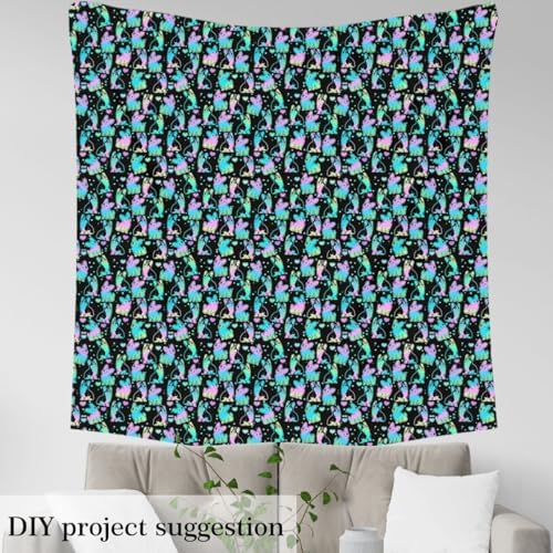 jejeloiu Cute Corgi Upholstery Fabric Soft 2 Yards