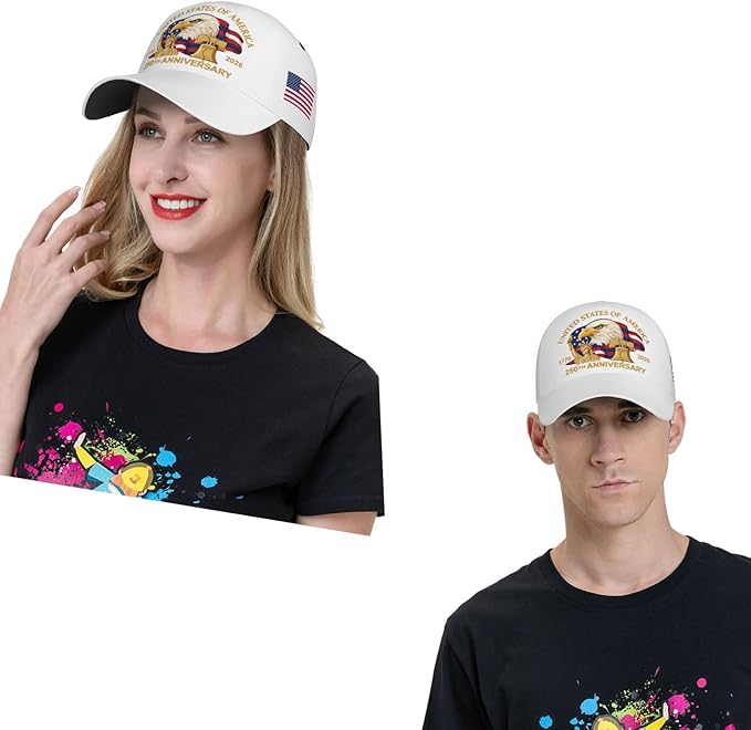 USA Flag Baseball Cap American Patriotic Trucker Hat Father Dad Mother Mom Adjustable Sportswear Hat for Men Women Adults