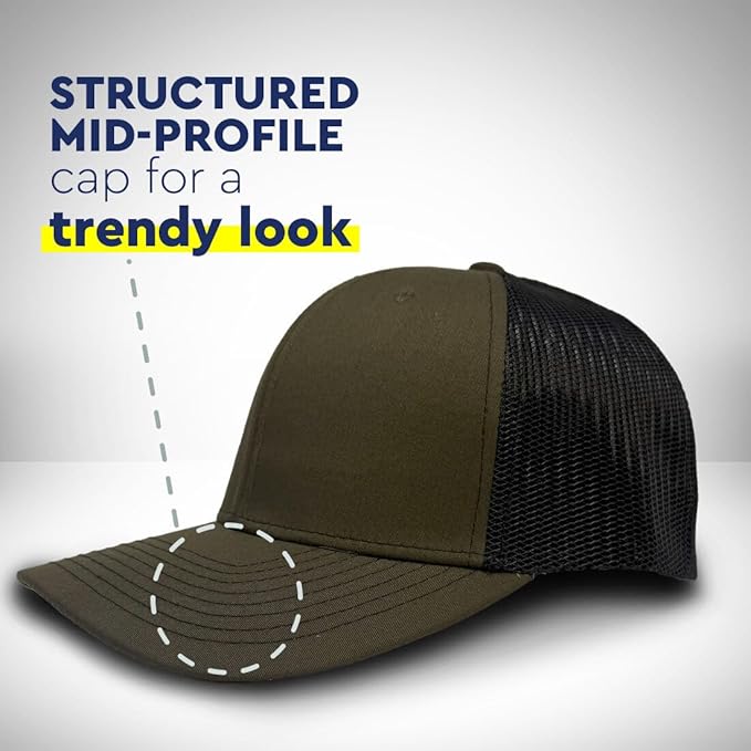 Custom Mesh Cap Hat Embroidered Gator Florida Swamp Trucker Hats for Men & Women Cotton