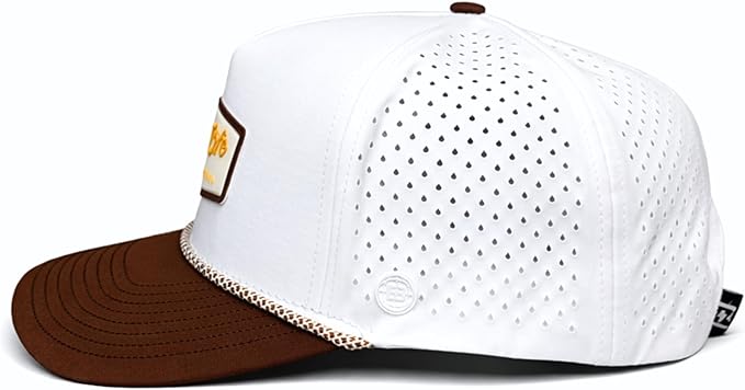 BRIMZ Outdoor Performance Hat - Water & Sweat Resistant Hats - Breathable & Moisture-Wicking Snapback