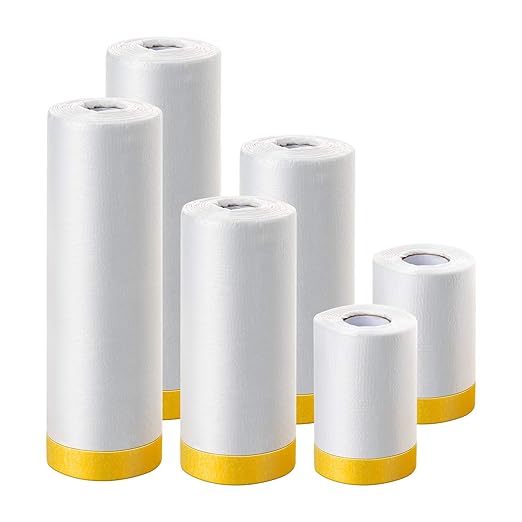 MyLifeUNIT Tape and Drape, 6 Pack Masking Paper by MyLifeUNIT