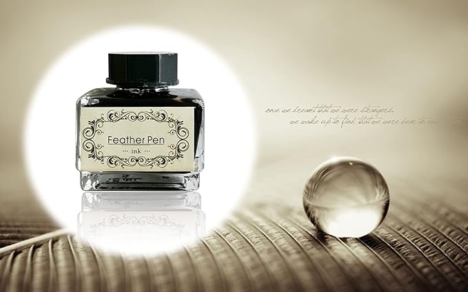 Black Calligraphy Ink No Carbon No Blocking Fountain Pen Ink Suitable - Image 4