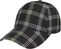 Vintage Cute Plaid Baseball Cap for Men Women,Adjustable Dad Hat Baseball Hat Summer Snapback Cap Outdoor