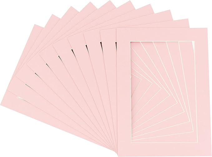Pack of 25 Acid Free 11x14 Mats Bevel Cut - Image 2