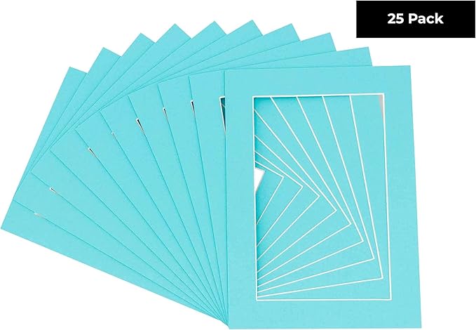 Pack of 25 Acid Free 11x14 Mats Bevel Cut - Image 2