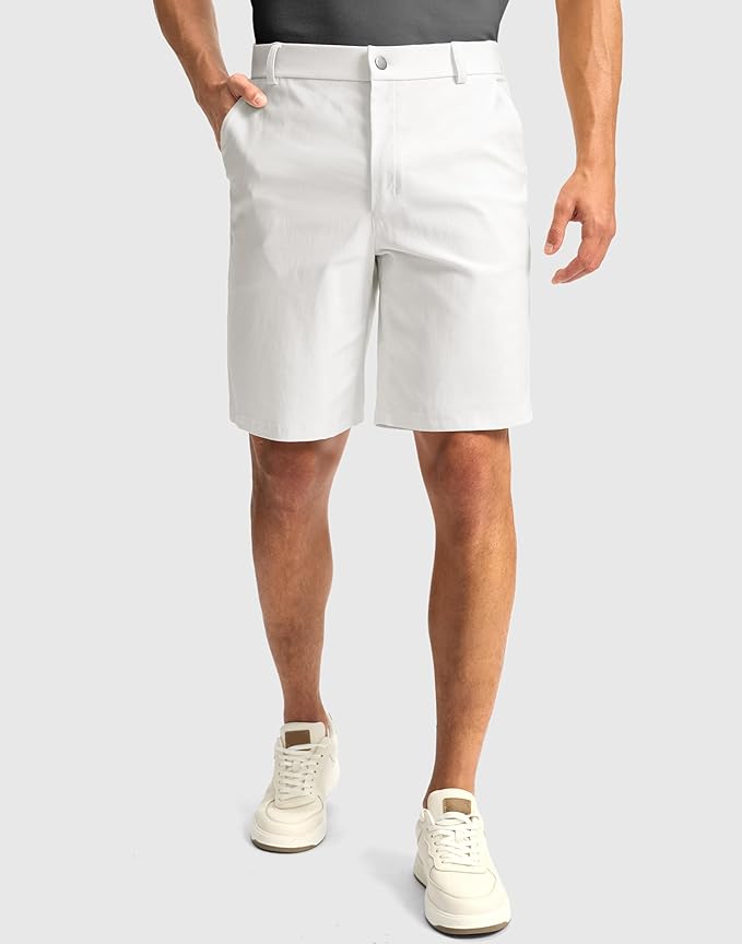G Gradual Men's Golf Dress Shorts 5"/ 7"/ 9" Stretch Casual Work Flat Front Shorts for Men with 3 Pockets Quick Dry