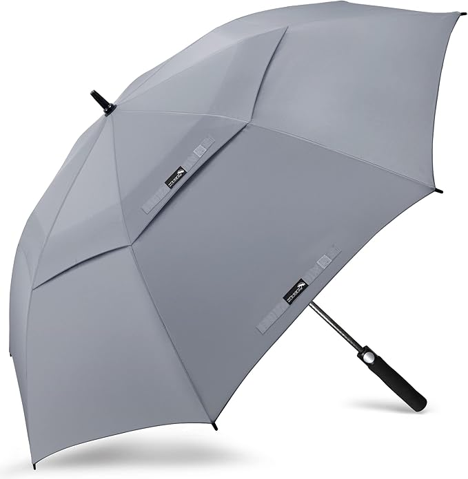 ZOMAKE Golf Umbrella Windproof, Extra Large Oversized Heavy Duty Double Canopy for Rain, Sports Games & Push Cart(51/54/62/68/72Inch)