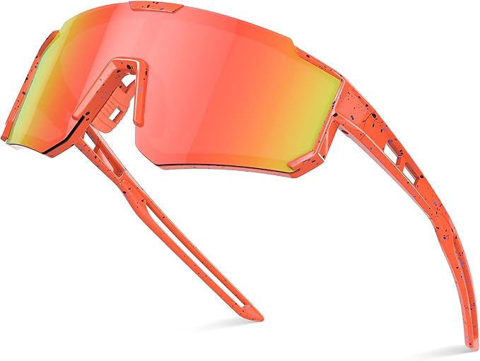 Kids Polarized Sunglasses for Boys & Girls, Youth Baseball Softball Cycling Sports Sunglasses UV Protection Ages 3-12