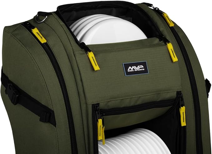 MVP Disc Sports Voyager Lite Backpack Disc Golf Bag (Choose Your Favorite Color)