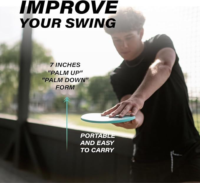 Bandit Sports Swing Disk Baseball Swing Trainer, Baseball Hitting Trainer Disks for Improving Baseball Swing, Baseball Training Equipment to Analyze Swing and Improve Batting Mechanics