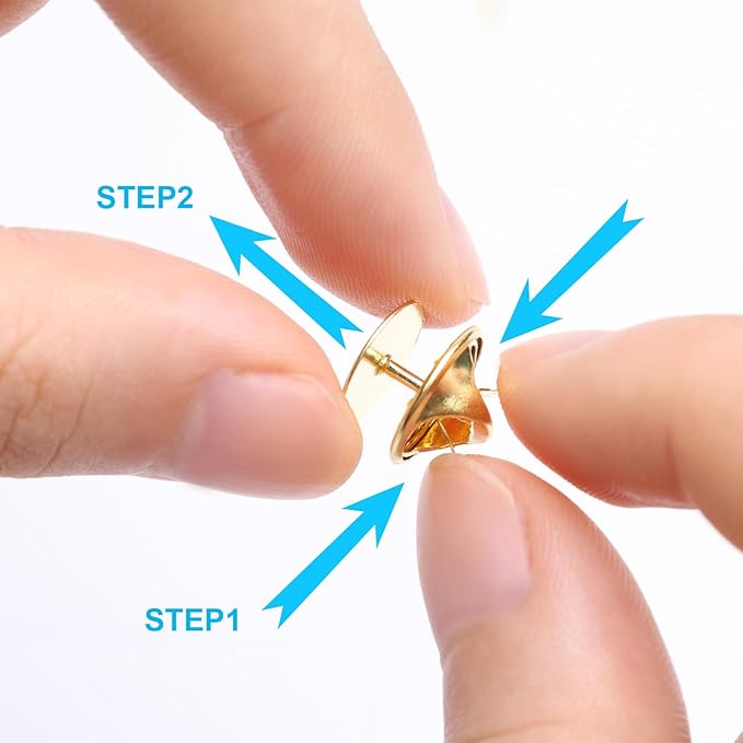50 Pairs Premium Butterfly Clutch Pin Backs - Image 4