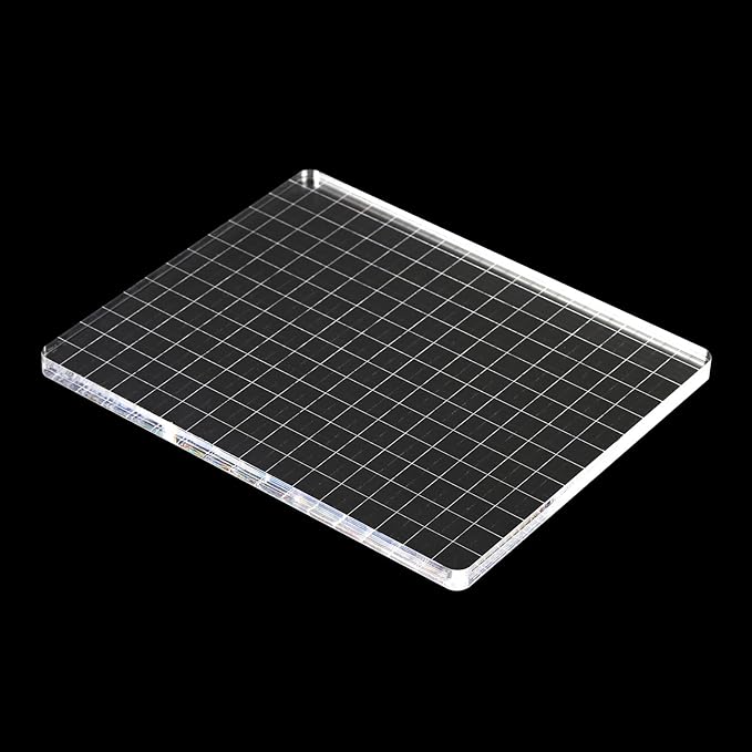 PATIKIL 6" x 5" Acrylic Stamp Block - Image 4