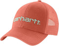 Carhartt Men's Canvas Mesh-Back Logo Graphic Cap