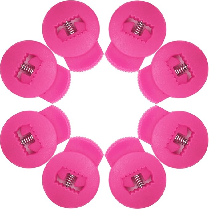 AliBall Glove Locks, Lace Locks for Baseball Glove 8 Pack, Never Need Thying Knots Again, Strong Elasticity, Made Plastic and Springs, Fits All Gloves, Baseball Gloves Accessories