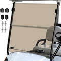 Golf Cart Foldable Windshield 3/16" (5MM) Thicken Only Fits 2007-2016 Yamaha G29/Drive, Fits 1"×1" Struts Rail Front Folding Acrylic Windshield Replacement, Included Mounting Hardware