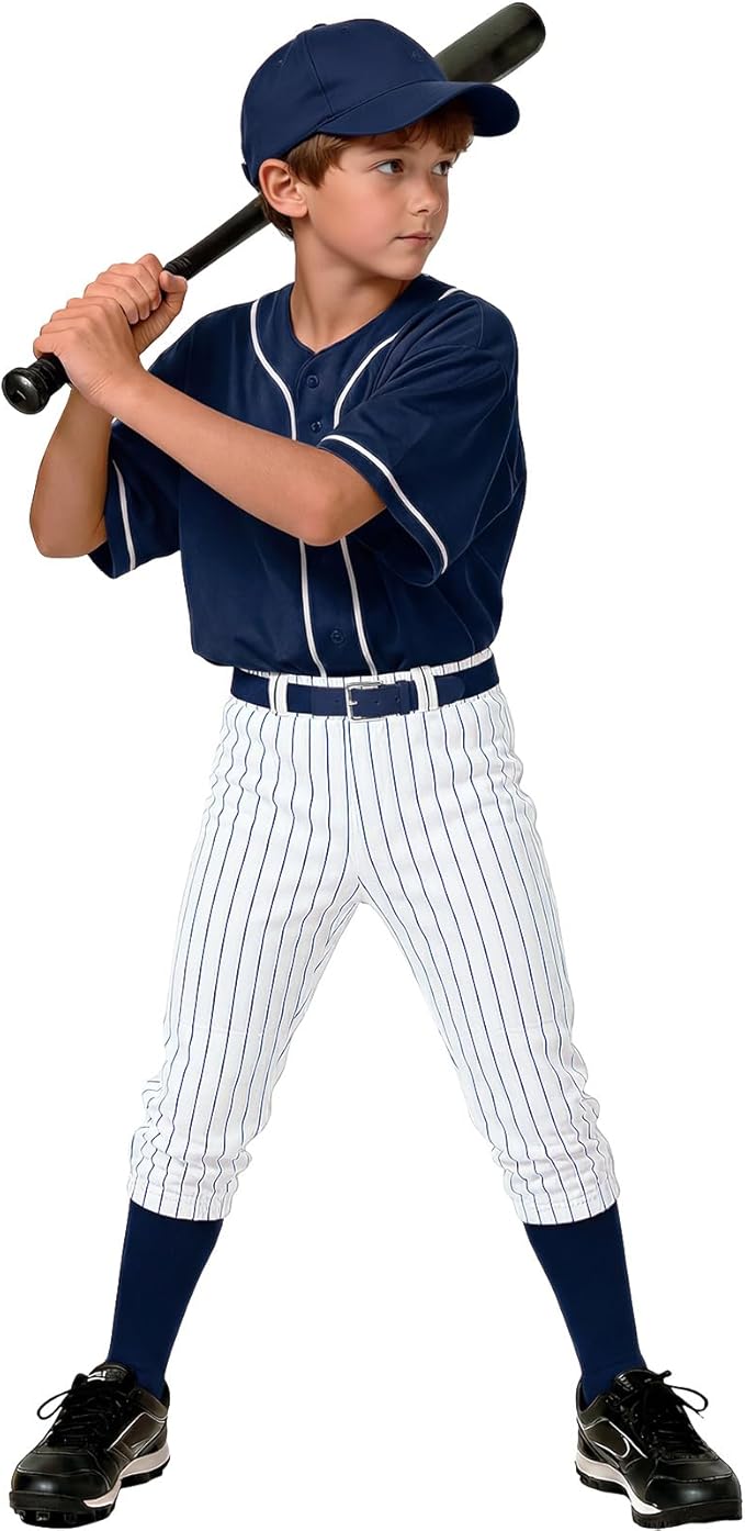 2T-17 Years Toddler Youth Boys Baseball Pant Girls Softball Pant Kids Tee Ball Pants with Pockets