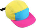 Cindeer 80s 90s Neon Hat Nylon Cap Retro Adjustable Cap for Women Men 80s Costumes Accessories 90s Theme Party