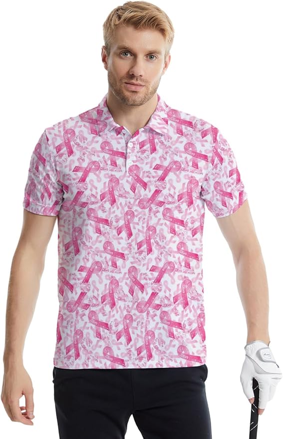 Mens Golf Shirts Golf Polo Shirts for Men Short Sleeve Polo Shirts Golf Gifts