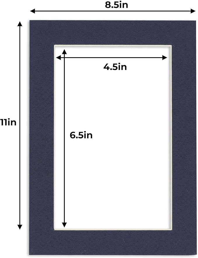 5x7 Mat for 8.5x11 Frame - Image 3