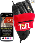TOFL Baseball Glove Wrap Band for Mitt Shaping | Elastic Strap with Adjustable Closure for Pocket Forming & Storage | Youth & Adult Softball Mitt Care Accessory (Color & Quantity Options)