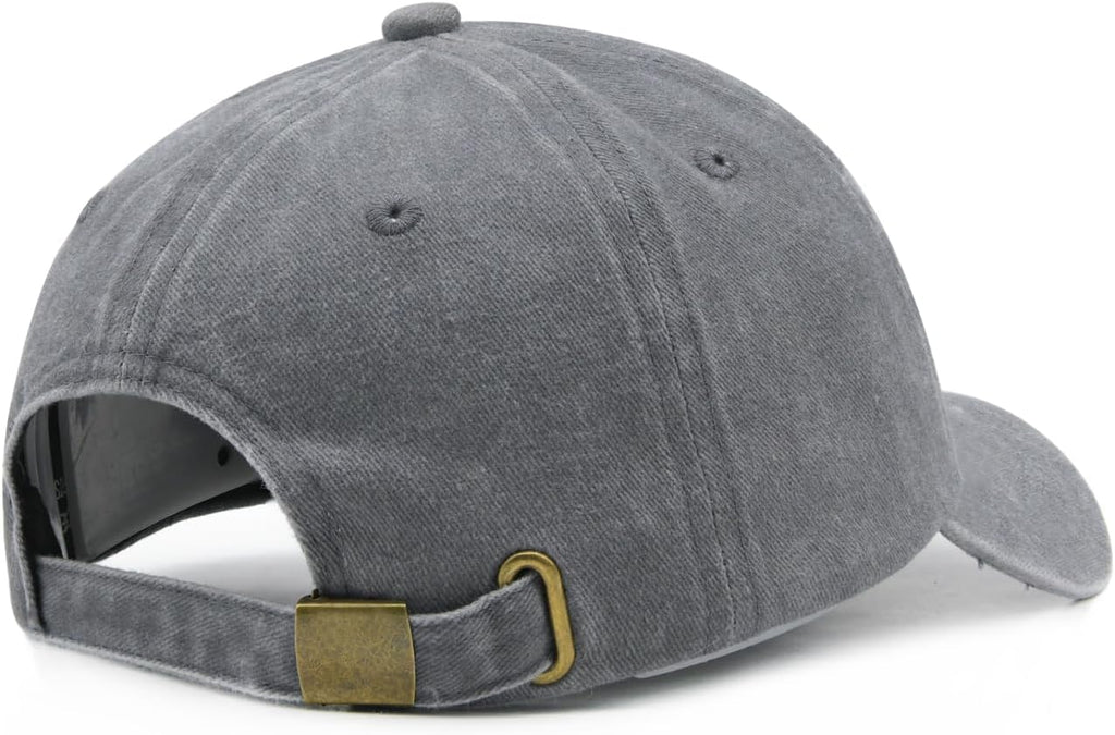 Waldeal Women's Embroidered Dog Mom Hat Adjustable Denim Baseball Cap