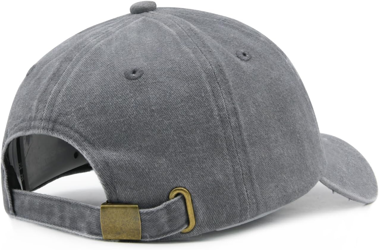 Waldeal Women's Embroidered Dog Mom Hat Adjustable Denim Baseball Cap