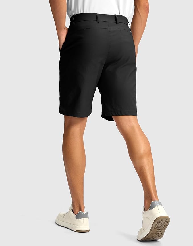 G Gradual Men's Golf Dress Shorts 5"/ 7"/ 9" Stretch Casual Work Flat Front Shorts for Men with 3 Pockets Quick Dry