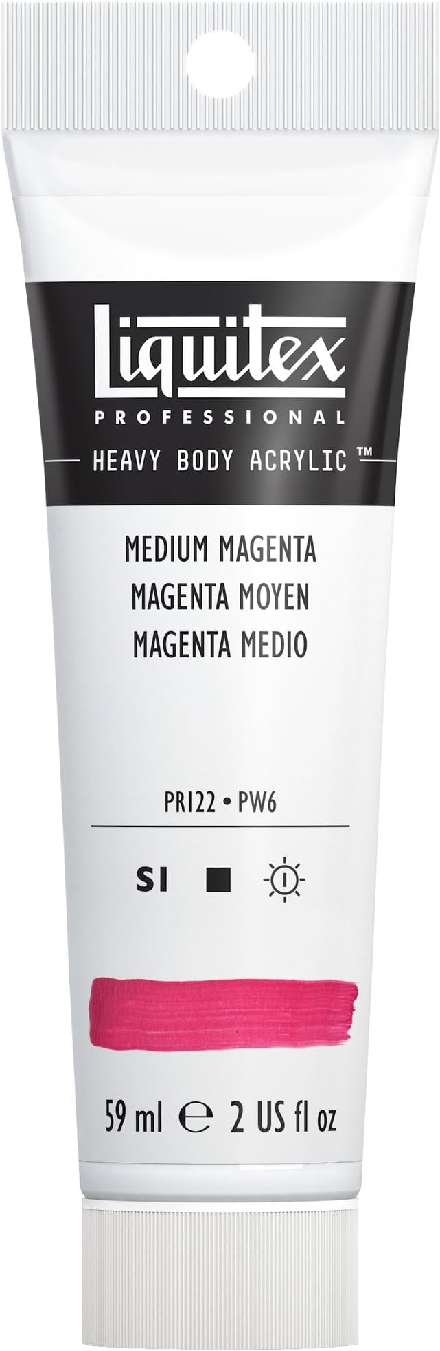 Liquitex Professional Heavy Body Acrylic Paint, 2-oz Tube, Medium Magenta by Liquitex