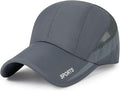 Running Hat Mesh Baseball Cap Unstructured Sports Cap Outdoors Sun Hat for Men Women