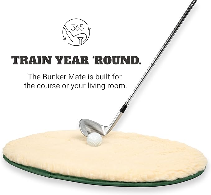 WHYGOLF Bunker Mate - Golf Simulator Bunker Addition, Develop Better Technique and Consistency Out of Bunkers, Improve Golf Bunker Technique from Home with Our Golf Training Aid