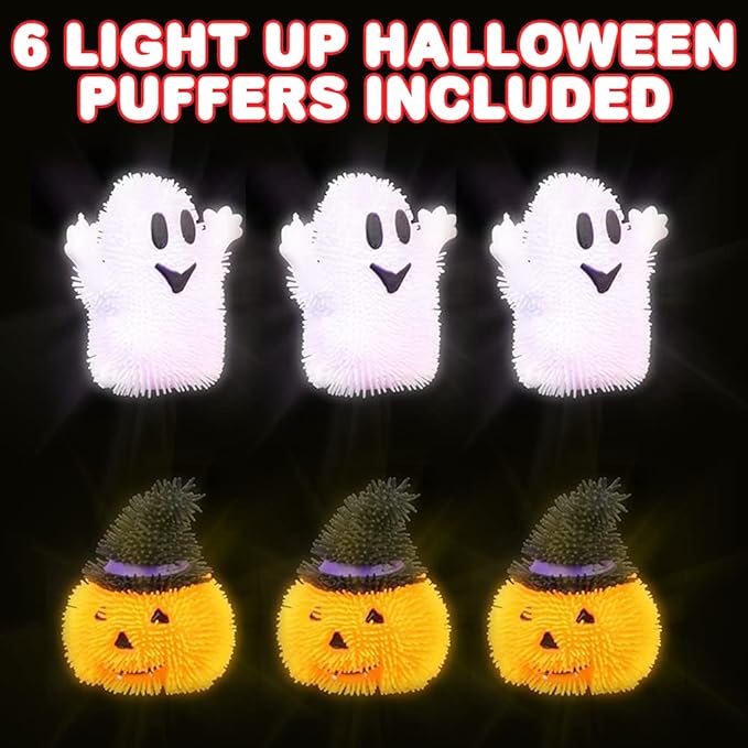 ArtCreativity LED Fidget Toys, Kids and Adults, Includes Ghost and Pumpkin Toys - Image 2