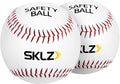 SKLZ Soft Cushioned Safety Baseballs, 2 Pack, White Pearl